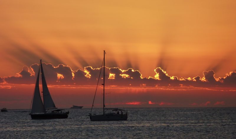 Sonnenuntergang in Ibiza