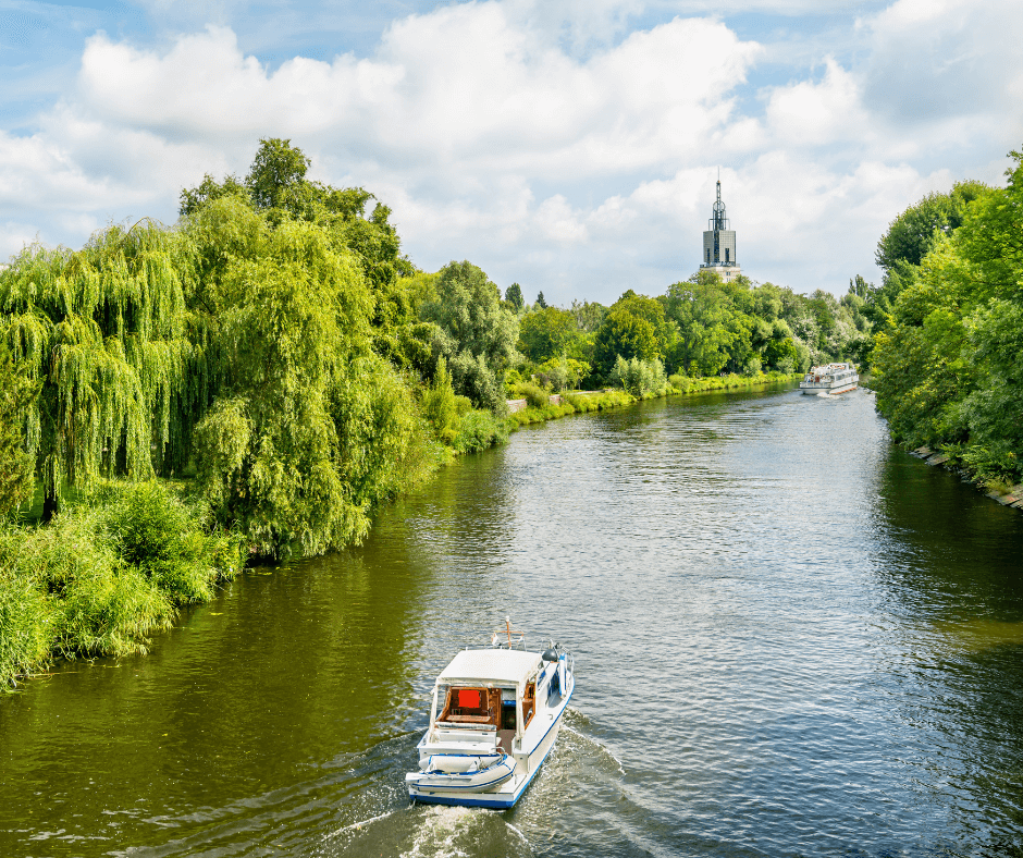 Boot auf der Havel in Berlin