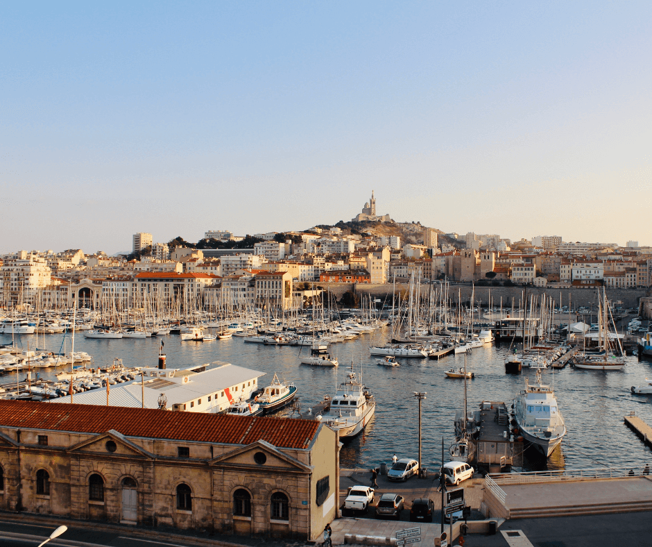 Marseille Hafen, Vieux-Port, Südfrankreich