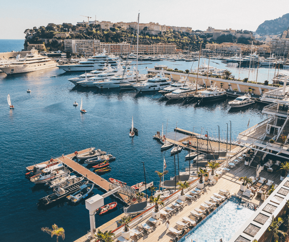 Montecarlo, Monaco, Frankreich, Yachten, Yachthafen