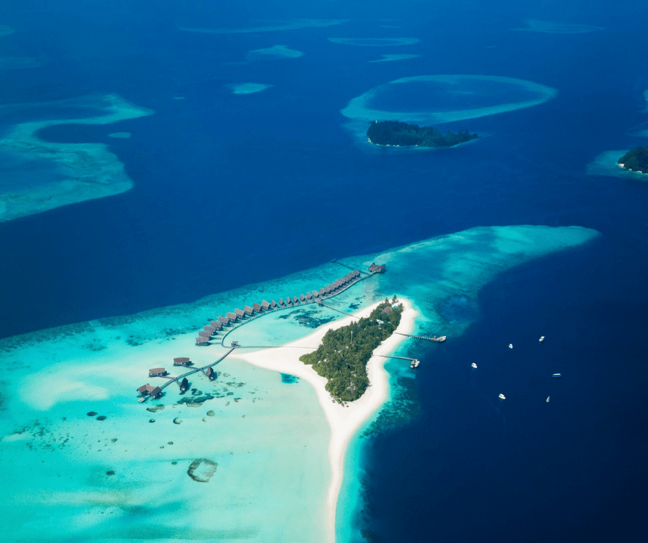 Malediven inseln im indischen ozean