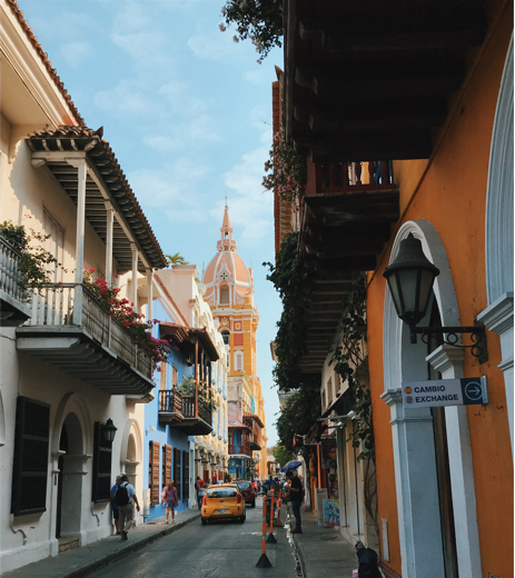 Cartagena de Indias - ciudad colonial del Caribe colombiano.