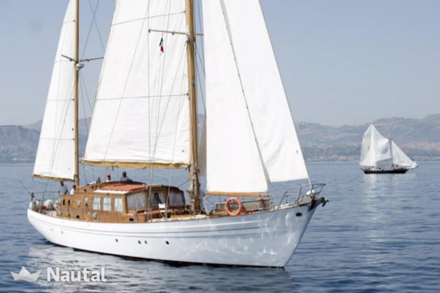 Ketch Marconi port de Cannes Nautal