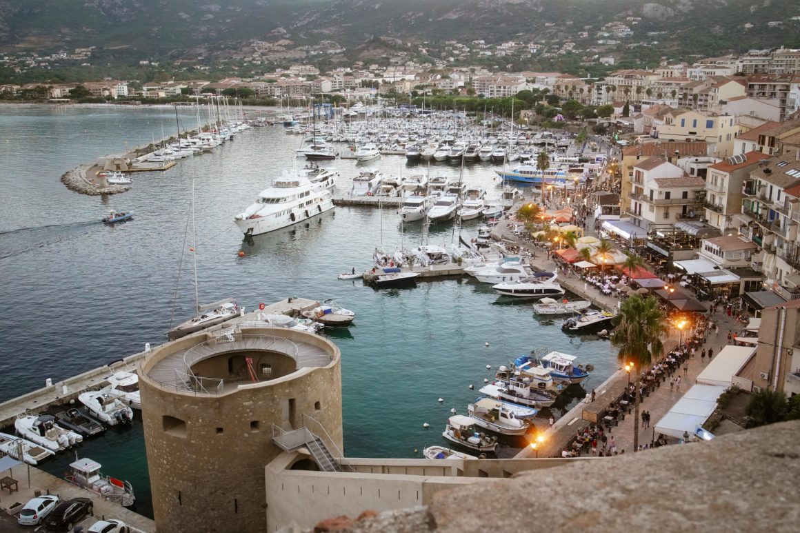 Port de Calvi en Corse