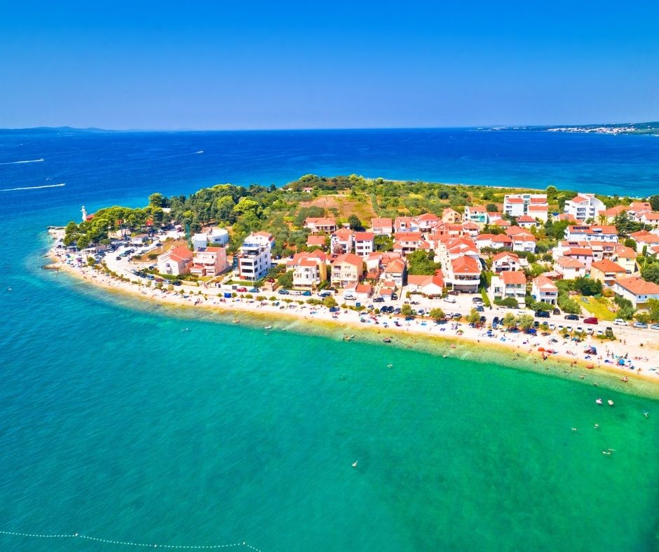 Navigare in Croazia: immagine aerea di Zara