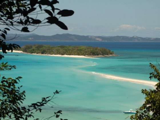 vista di un'isola al largo del Madagascar