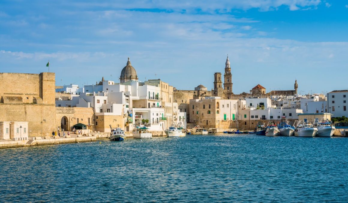 Bari, een stad in Apulië
De eerste bestemming van de boot van Sinterklaas