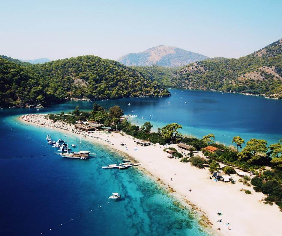 turkije haven badplaats Ölüdeniz strand mooiste vakantielanden