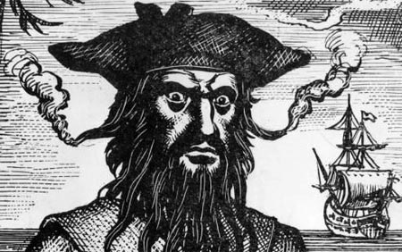 Beroemde piraten : Edward Teach