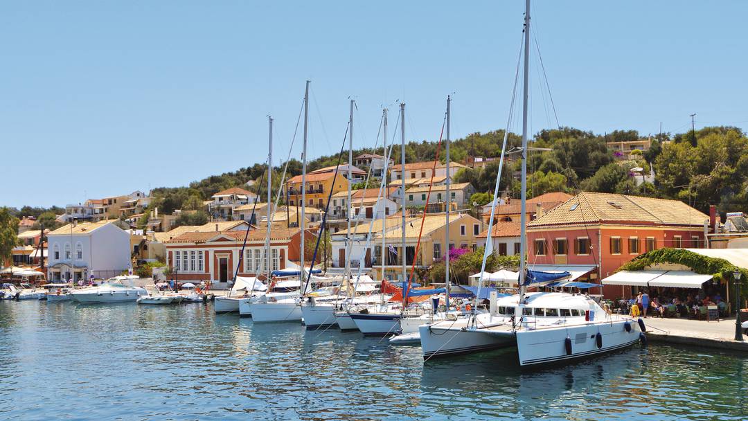  Ionian Islands - Port in Gaios, the capital of the city