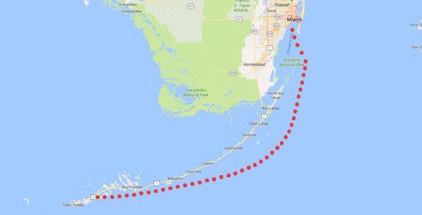 Easy Miami to Key West Sailing Route The Nautal Blog