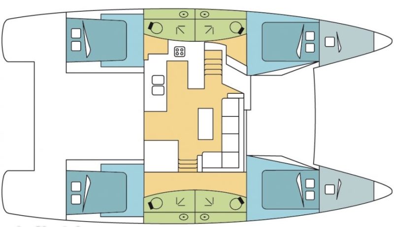 Blueprint of the boat