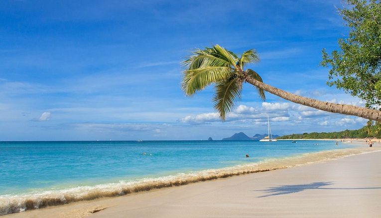 Beach in Martinique