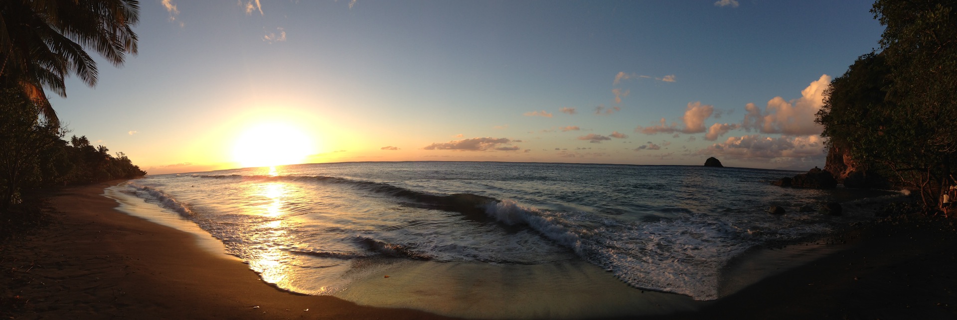 Stunning beach in Martinique