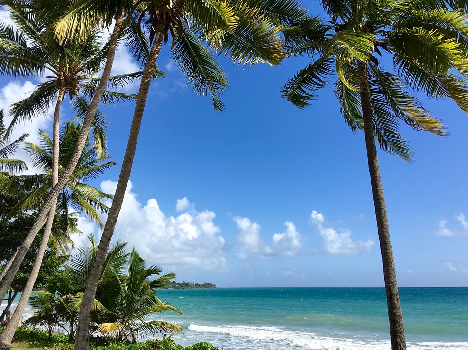 Beach stop in Saint Lucia