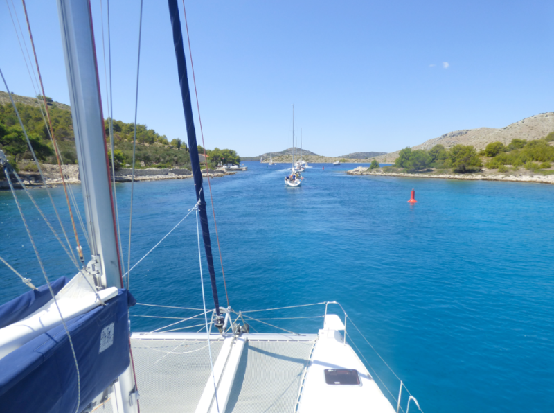 Sailing Croatia on the catamaran
