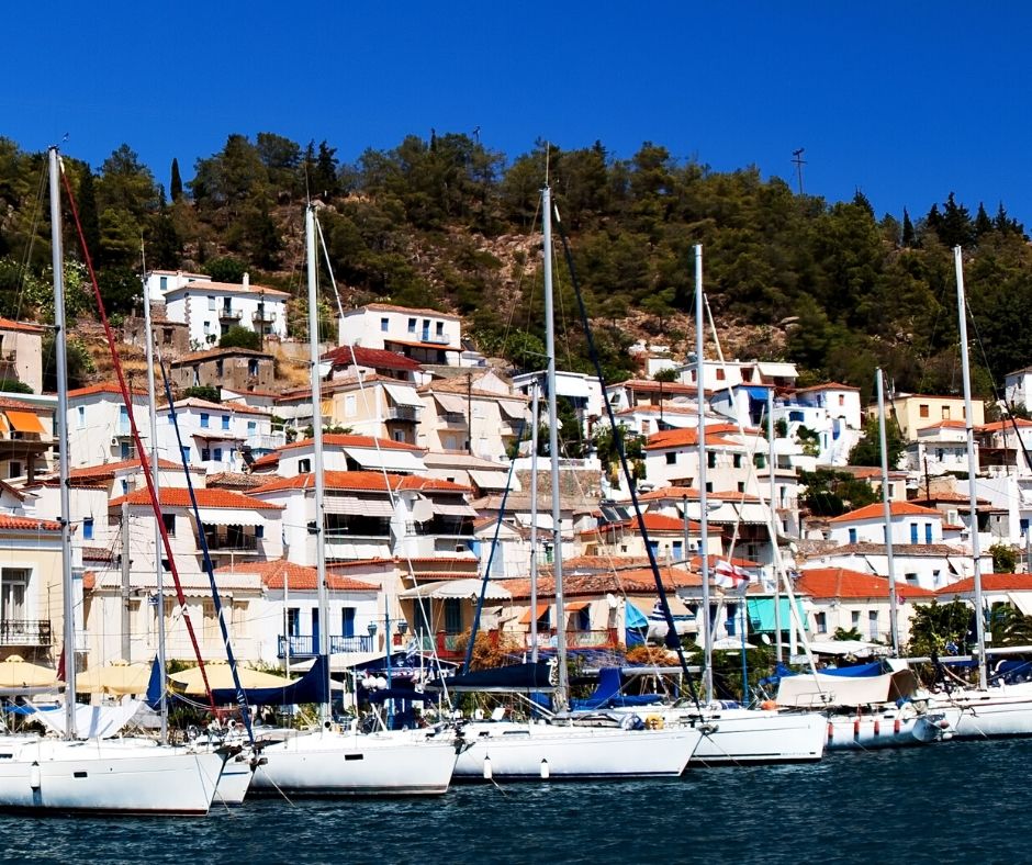 Boats in Methana