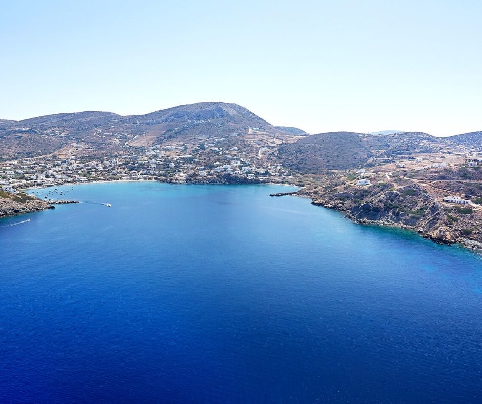 Top views of Syros