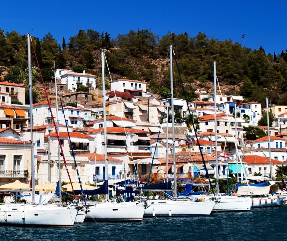 Methana is a traditional Saronic retreat on the mainland Peloponnese