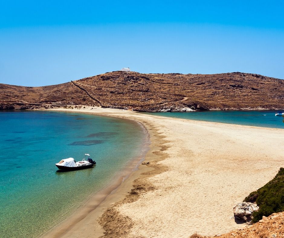 Kythnos double beach