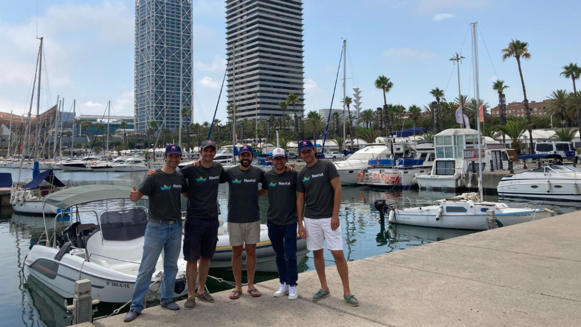 The Founders of Nautal and Click&Boat off of a port in Barcelona. The Nautal headquarters location