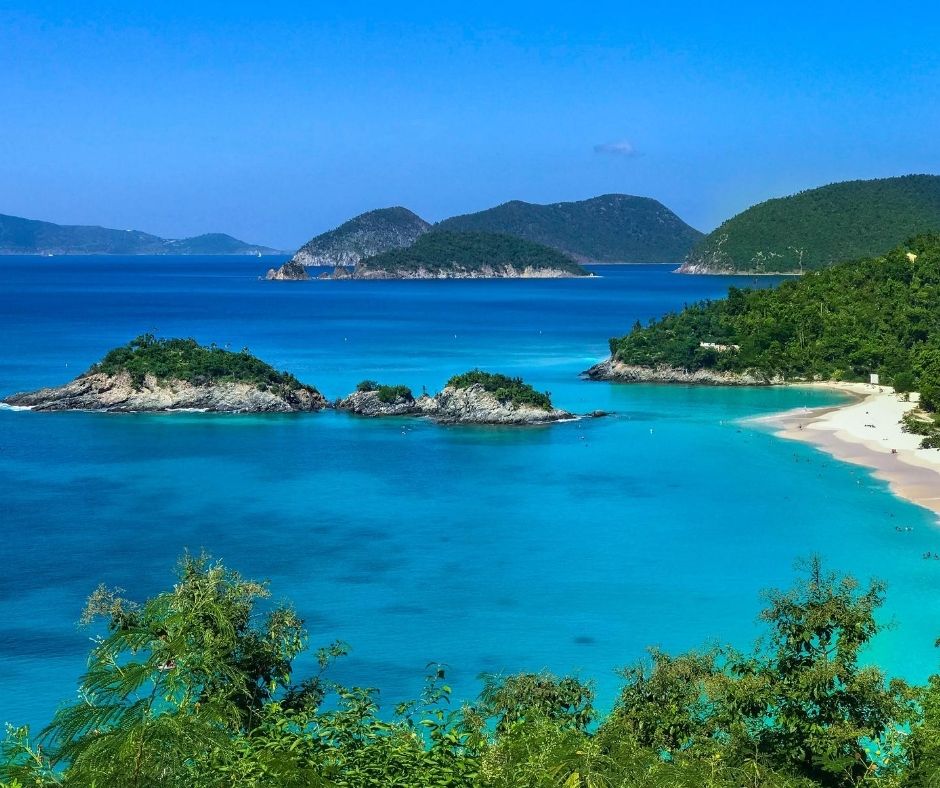 Trunk Bay is an ideal place to go snorkeling
