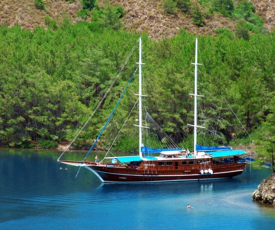 Sailing trip in Turkey on a gulet in Marmaris
