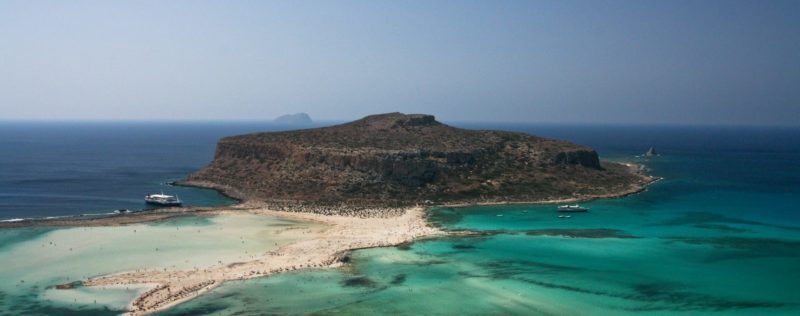 Cliff island in Crete, Cliff island in Crete, Crete Greece