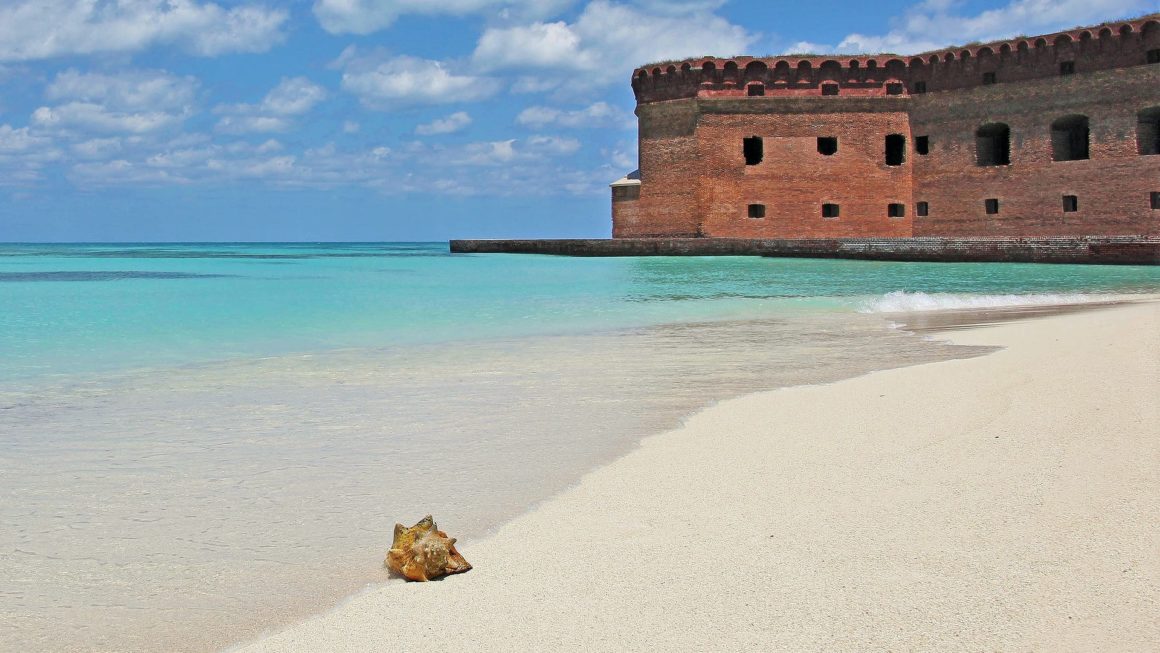 Fort Zachary Taylor Historic State Park and beach - prime snorkeling destination