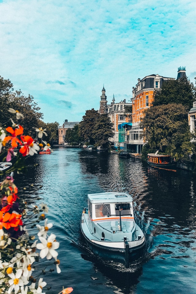 Amsterdam, one of the best destinations for houseboat vacations in Europe.