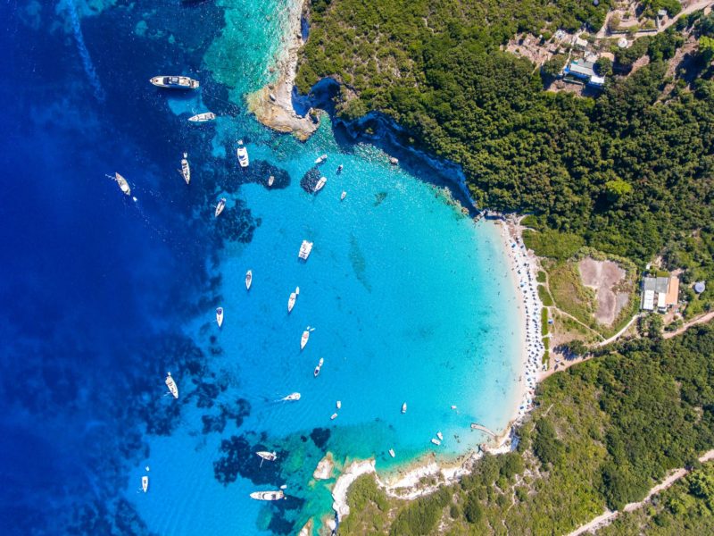 Paxos, one of the islands to visit on an Ionian Island holiday