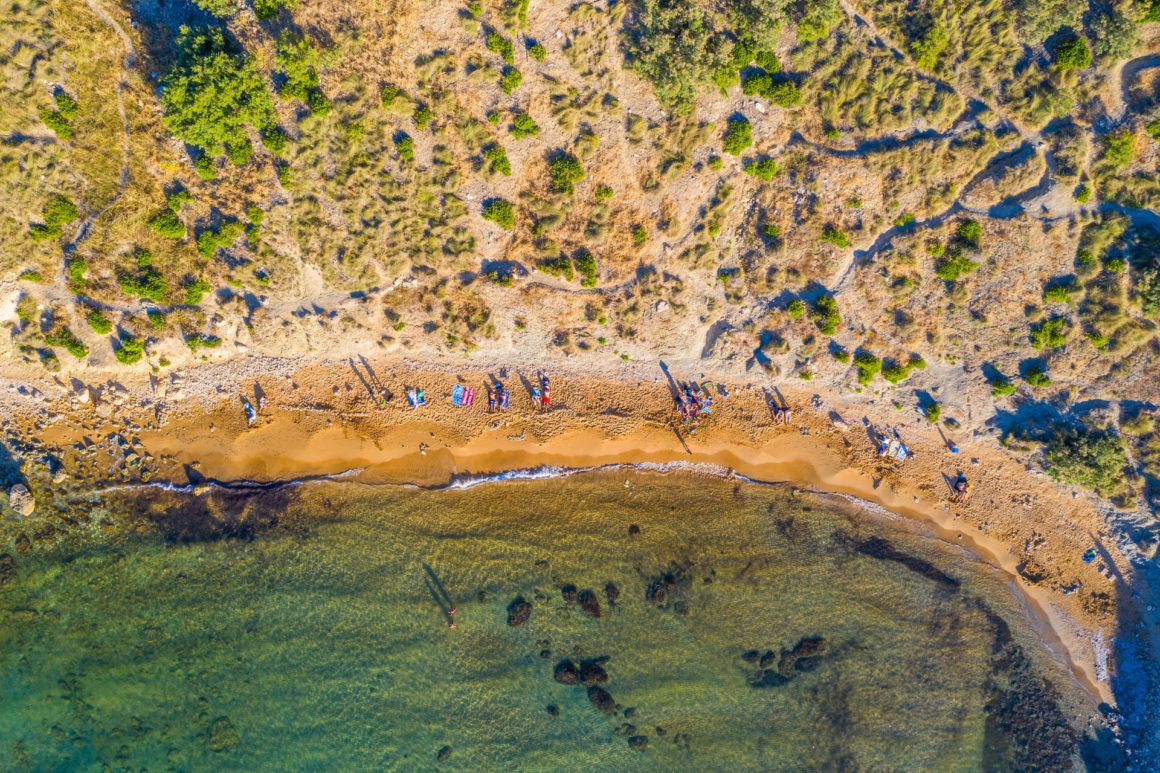 Ghajb Tuffieha Bay one of the most popular Malta beaches.