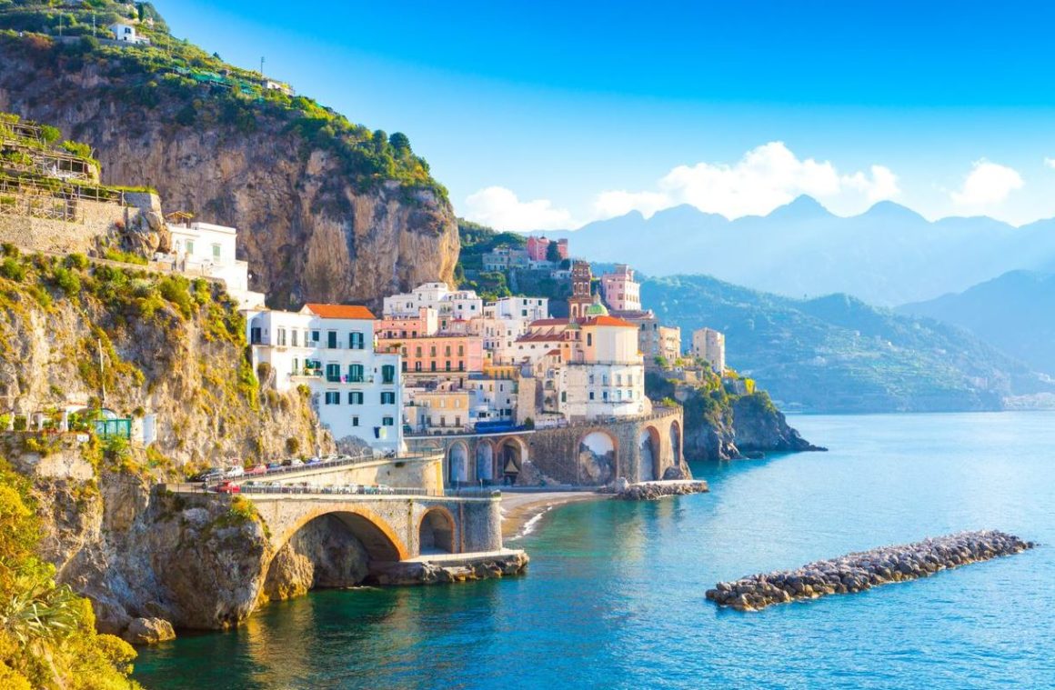 View of the Amalfi Coast