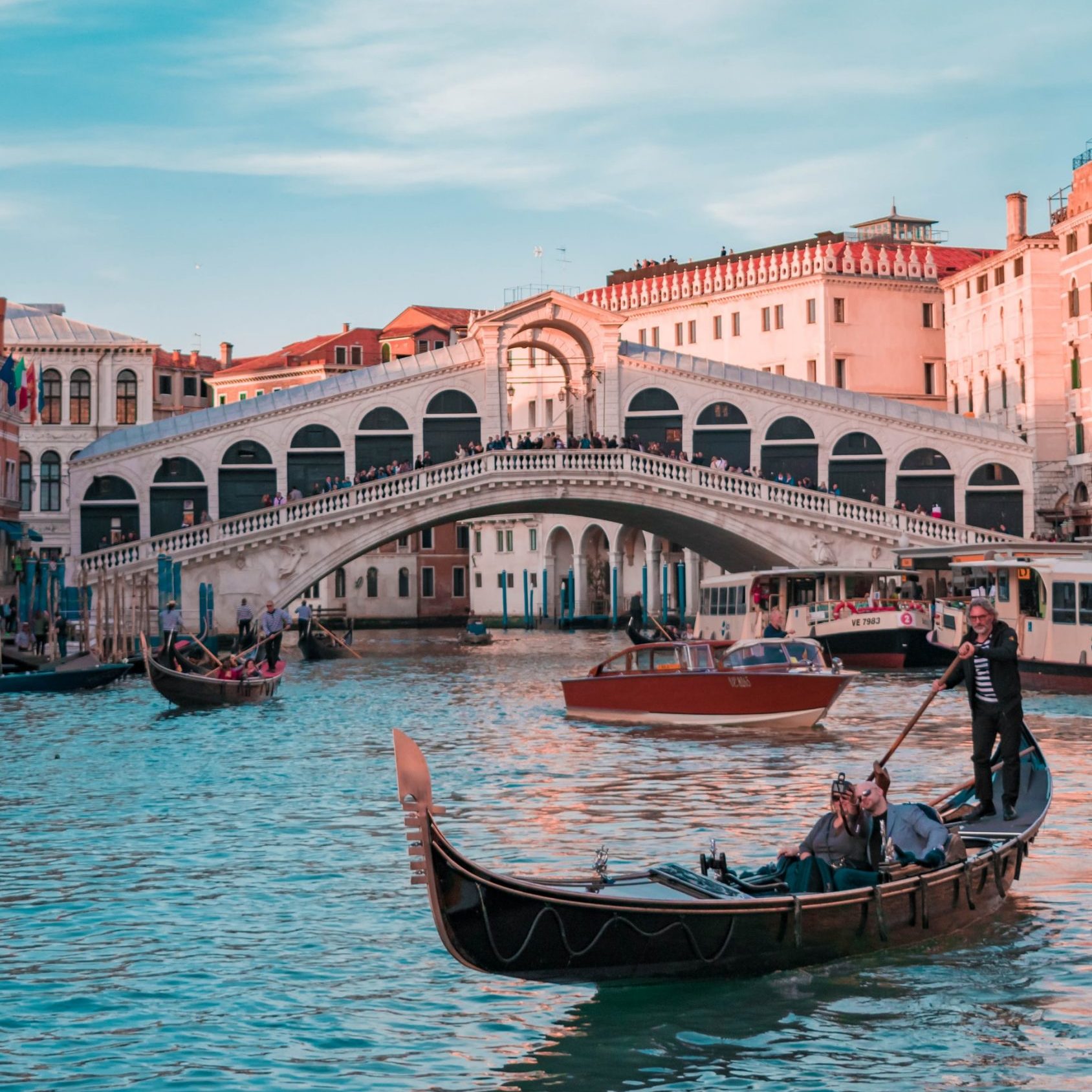 Venice, one of the best destinations for houseboat vacations in Europe.