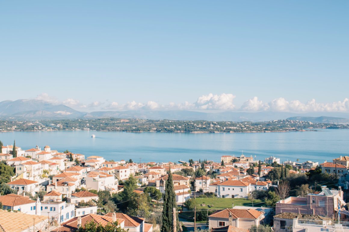 Above view of Spetses